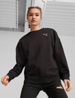 Puma Better Essentials Oversized Crew, Black product photo View 07 S
