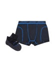 Jockey Performance Trunk & Sock Gift Box, Black & Blue product photo
