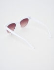Whistle Accessories Amalfi Sunglasses, White product photo View 03 S
