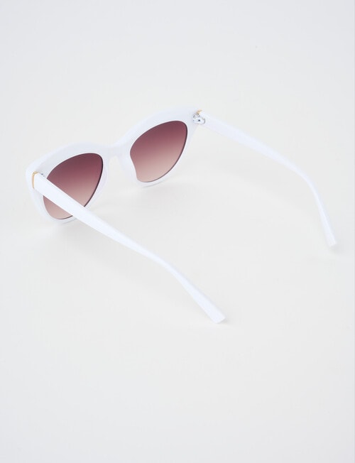 Whistle Accessories Amalfi Sunglasses, White product photo View 03 L