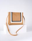 Boston + Bailey Contrast Edge Shopper Bag, Light Tan product photo