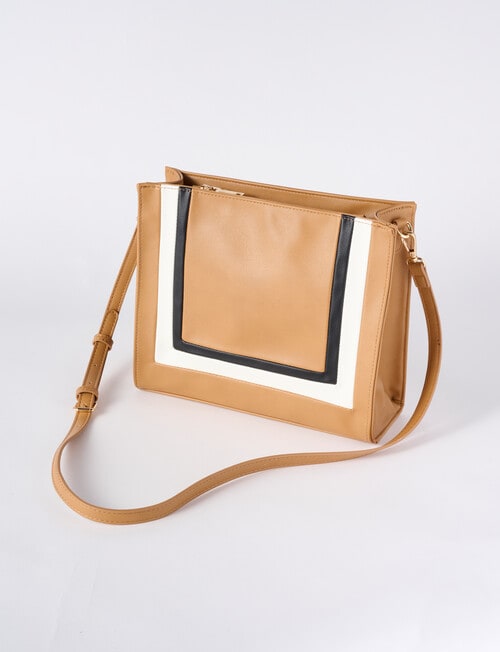 Boston + Bailey Contrast Edge Shopper Bag, Light Tan product photo View 03 L