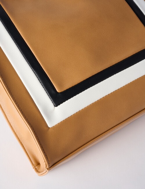 Boston + Bailey Contrast Edge Shopper Bag, Light Tan product photo View 05 L