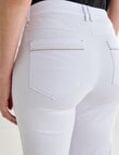 Line 7 Bermuda Capri Pant, White product photo View 06 S