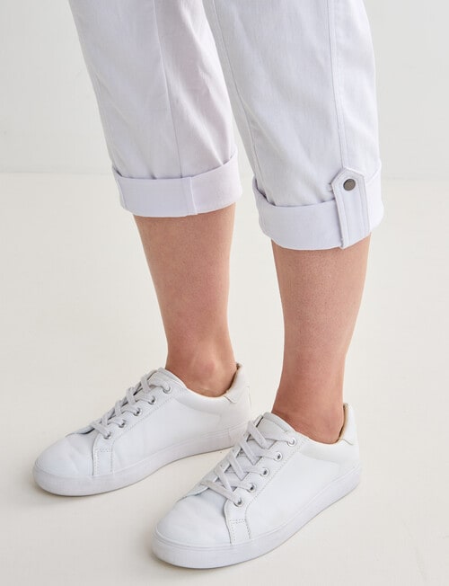 Line 7 Bermuda Capri Pant, White product photo View 05 L