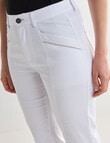 Line 7 Bermuda Capri Pant, White product photo View 04 S