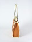Boston + Bailey Contrast Trim Tote Bag, Tan & Cream product photo View 04 S