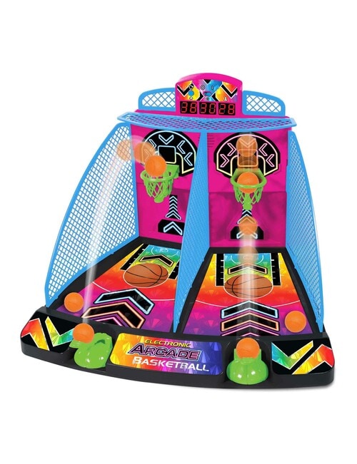 Games Electronic Arcade Basketball, Hyper Neon product photo View 02 L