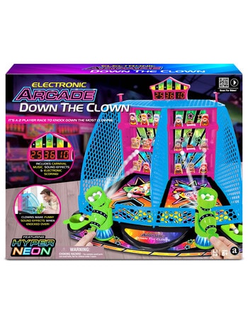 Games Electronic Arcade Down-The-Clown, Hyper Neon product photo