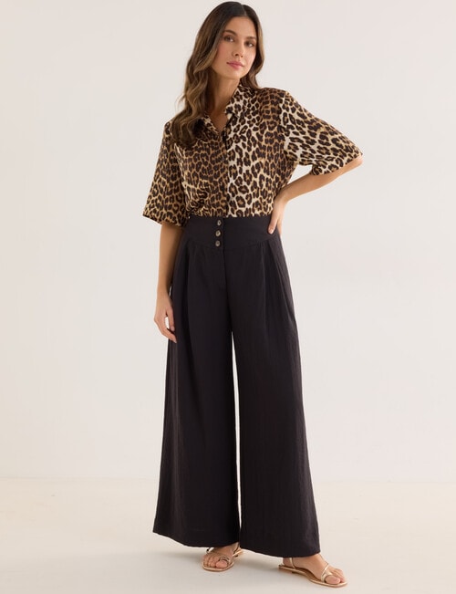 Simpti Weathercross Wide Slacks ブラック S Weathercross Wide Slacks – Simpti.