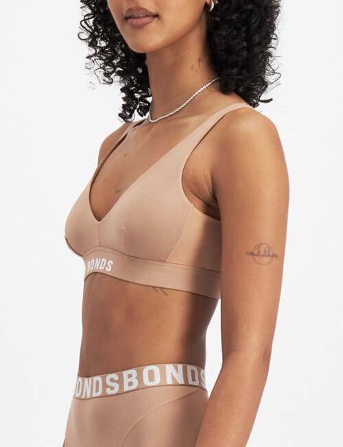 Bonds Chafe Of Crop Bra, Neutral, 10-24 product photo View 02 L