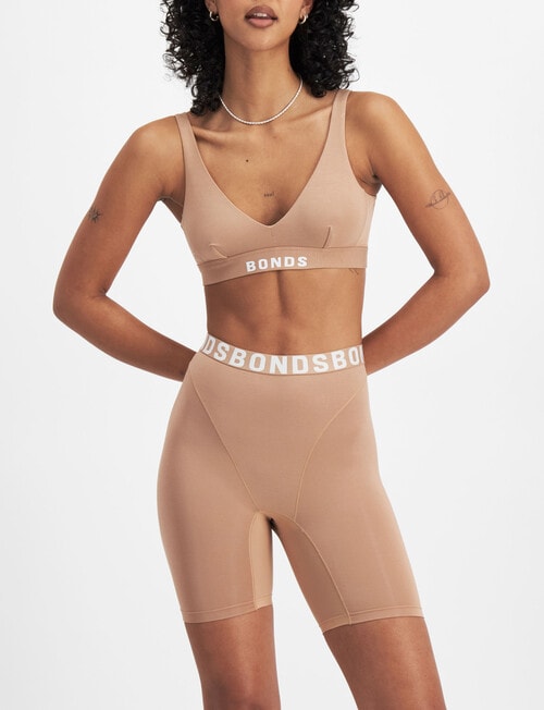 Bonds Chafe Of Crop Bra, Neutral, 10-24 product photo View 04 L