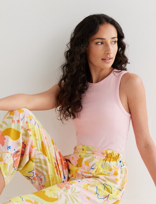 sleep tank top with built in bra