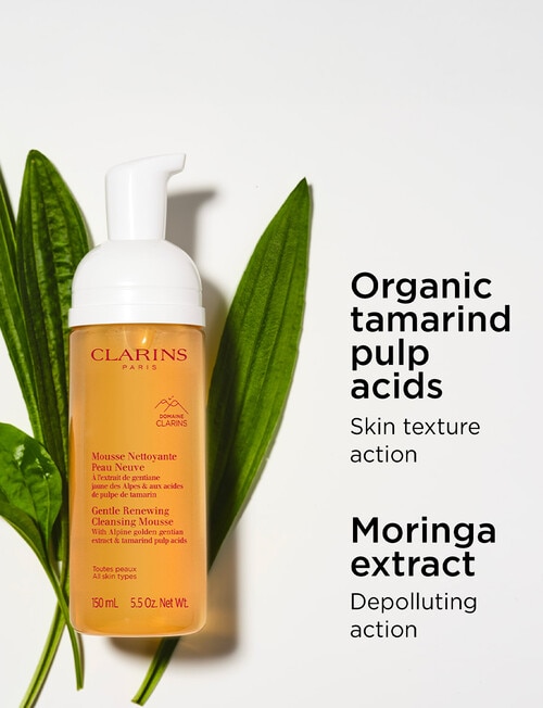 Clarins Gentle Renewing Cleansing Mousse, 150ml product photo View 03 L