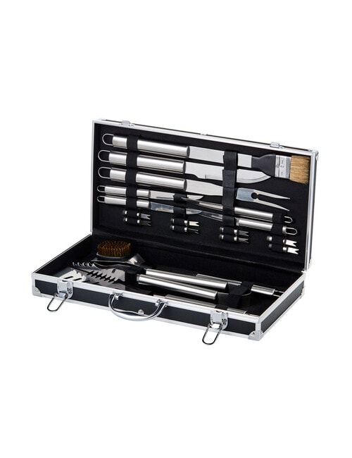 Davis & Waddell Maverick BBQ Tool Set with Black Case, 18 Piece Set product photo