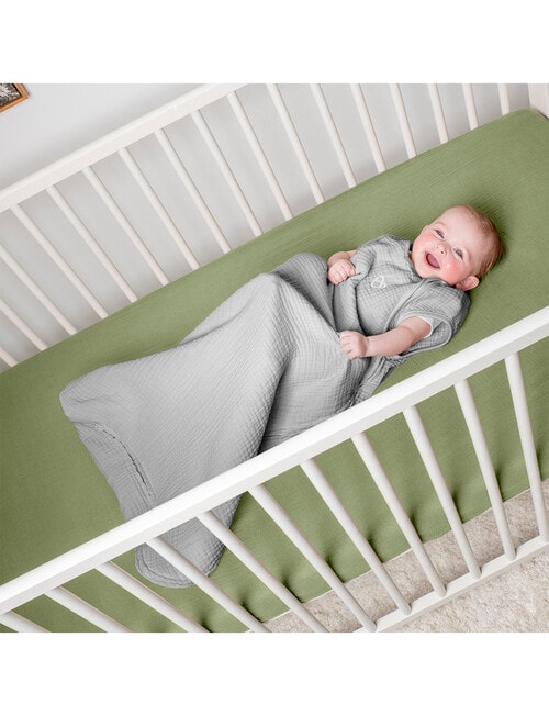 Swaddle Me Night Sack, 1.5T, Muslin Moss, 3-18m product photo View 07 L