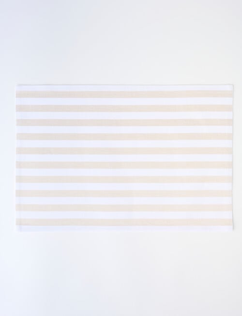 Amy Piper Halcyon Placemat, Set of 4, Bone & Gold product photo