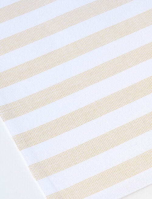 Amy Piper Halcyon Placemat, Set of 4, Bone & Gold product photo View 03 L