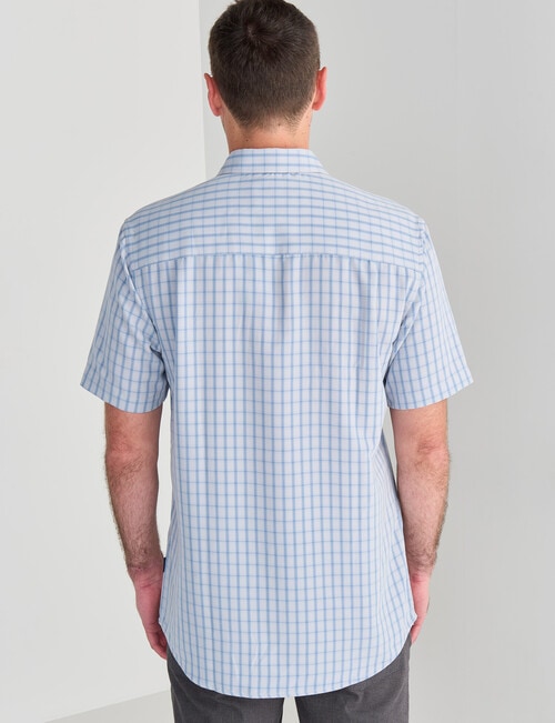 Chisel Soft Touch Check Short Sleeve Shirt, Taupe product photo View 02 L