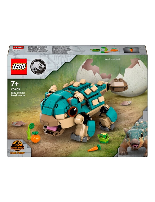 LEGO Jurassic World Bumpy The Buildable Ankylosaurus, 76962 product photo View 02 L
