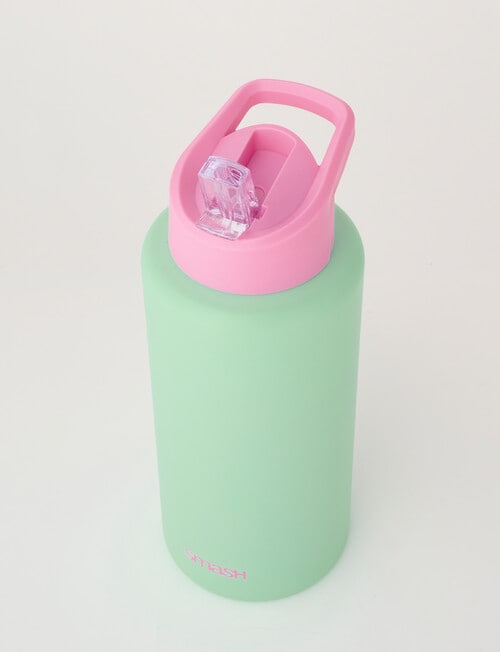 Smash Hydrate Stainless Steel DW Sipper Pink & Green, 1L product photo
