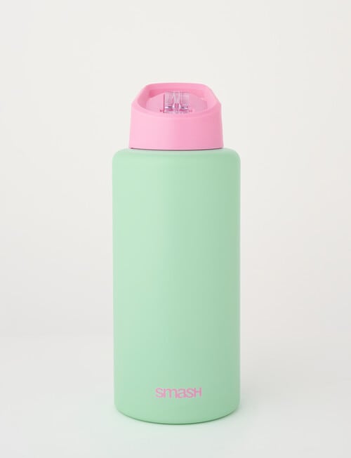 Smash Hydrate Stainless Steel DW Sipper Pink & Green, 1L product photo View 02 L