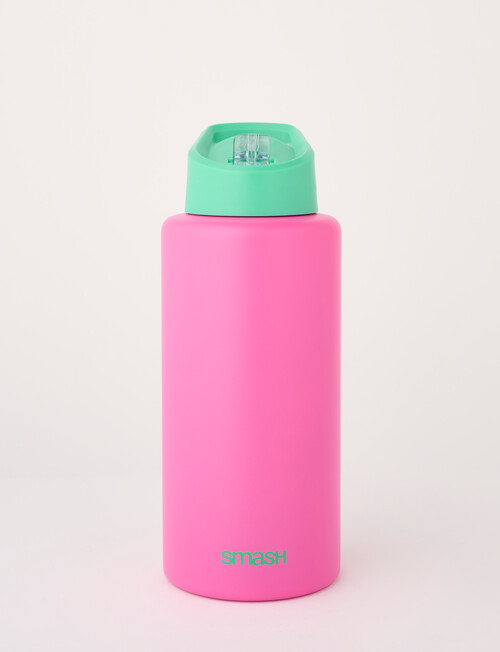 Smash Hydrate Stainless Steel DW Sipper, Green & Pink, 1L product photo View 02 L
