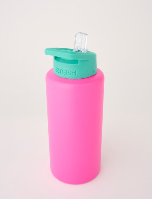 Smash Hydrate Stainless Steel DW Sipper, Green & Pink, 1L product photo View 03 L