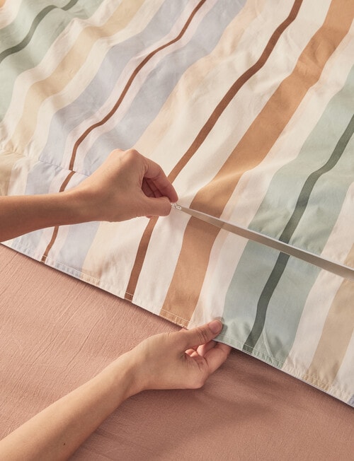 Haven Corban Washed Duvet Cover Set product photo View 03 L