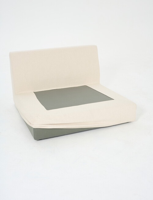 Marcello&Co Aspen Maxi Cover Fabric Modular Armless, Natural product photo View 02 L