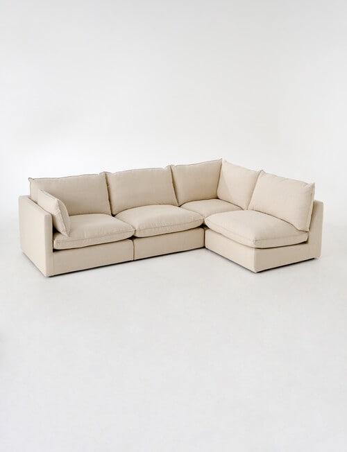 Marcello&Co Aspen Fabric Modular Left Hand Facing product photo View 10 L