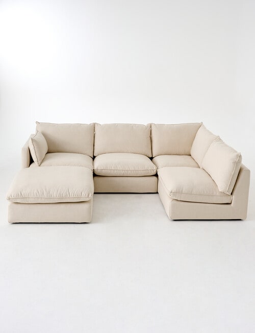 Marcello&Co Aspen Fabric Modular Left Hand Facing product photo View 15 L