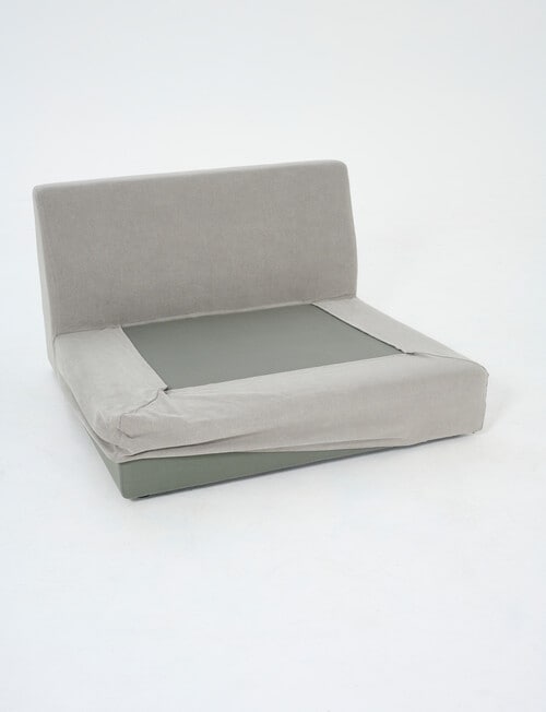 Marcello&Co Aspen Maxi Cover Fabric Modular Armless, Grey product photo View 02 L