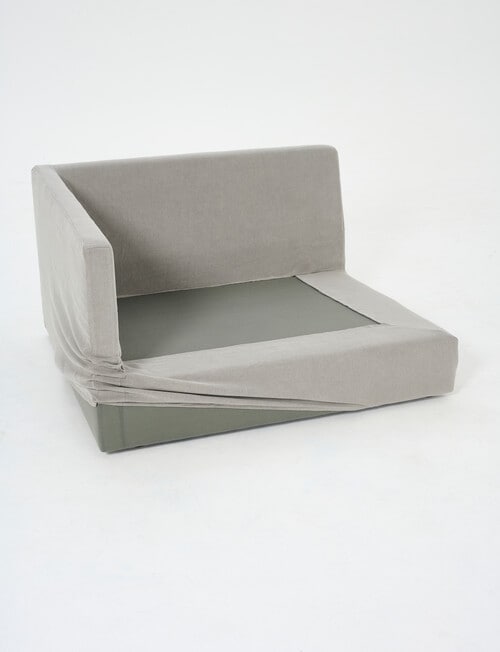 Marcello&Co Aspen Maxi Cover Fabric Modular Left Hand Facing, Grey product photo View 02 L