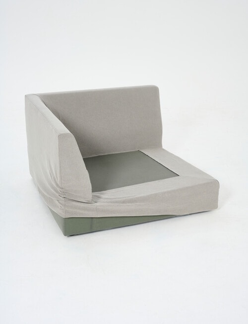 Marcello&Co Aspen Maxi Cover Fabric Modular Corner, Grey product photo View 02 L