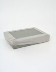 Marcello&Co Aspen Maxi Cover Fabric Modular Ottoman, Grey product photo View 02 S