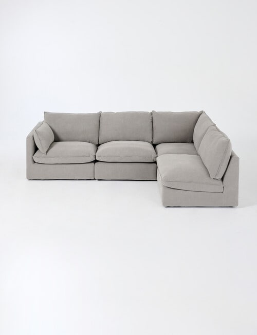 Marcello&Co Aspen Fabric Modular Left Hand Facing product photo View 13 L