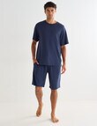 Mazzoni Viscose Rayon from Bamboo Lounge Short, Navy product photo View 03 S