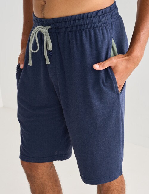 Mazzoni Viscose Rayon from Bamboo Lounge Short, Navy product photo View 04 L