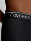 Calvin Klein Micro Stretch Low Rise Trunk, 3-Pack, Black product photo View 05 S