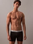 Calvin Klein Engineered Chromatic Micro Boxer Brief, 3-Pack, Black product photo View 02 S