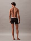 Calvin Klein Engineered Chromatic Micro Boxer Brief, 3-Pack, Black product photo View 04 S