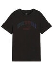 Puma Short Sleeve Graphic Logo Tee, Black product photo