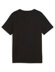 Puma Short Sleeve Graphic Logo Tee, Black product photo View 02 S
