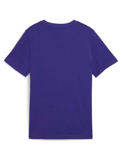 Puma Short Sleeve Graphic Logo Tee, Lapis Lazuli product photo View 02 L