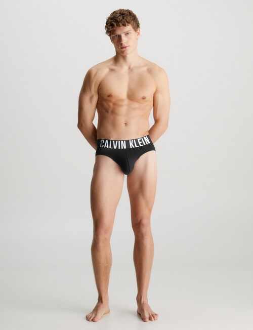 Calvin Klein Intense Power Cotton Brief, 3-Pack, Black product photo View 05 L