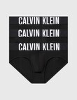 Calvin Klein Intense Power Cotton Brief 3-Pack, Black product photo