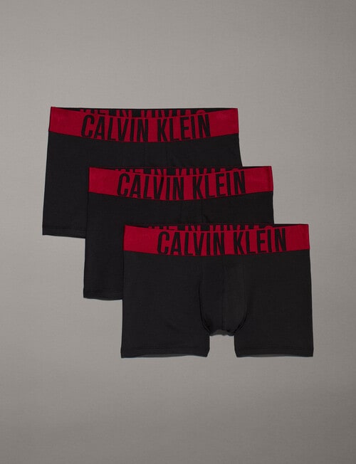 Calvin Klein Intense Power Cotton Trunk, 3-Pack, Black product photo