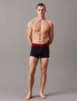Calvin Klein Intense Power Cotton Trunk, 3-Pack, Black product photo View 05 S