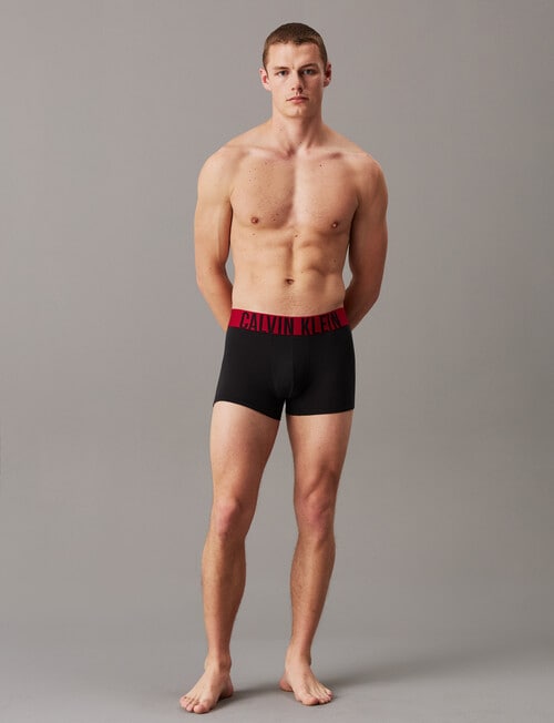 Calvin Klein Intense Power Cotton Trunk, 3-Pack, Black product photo View 05 L